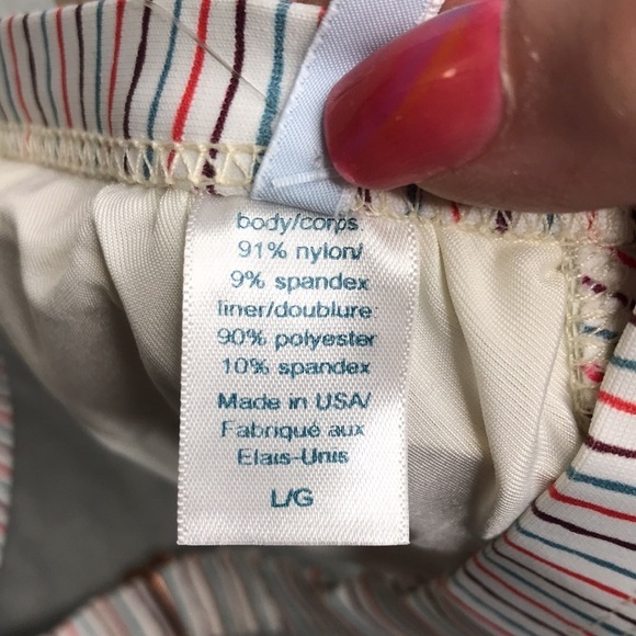 Eberjey M/L Bikini Striped Top with Solid Bottom New with tags - Picture 11 of 11